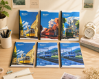 Mentor Long Book Pack of 6 | 148 Page | Single line, Plain