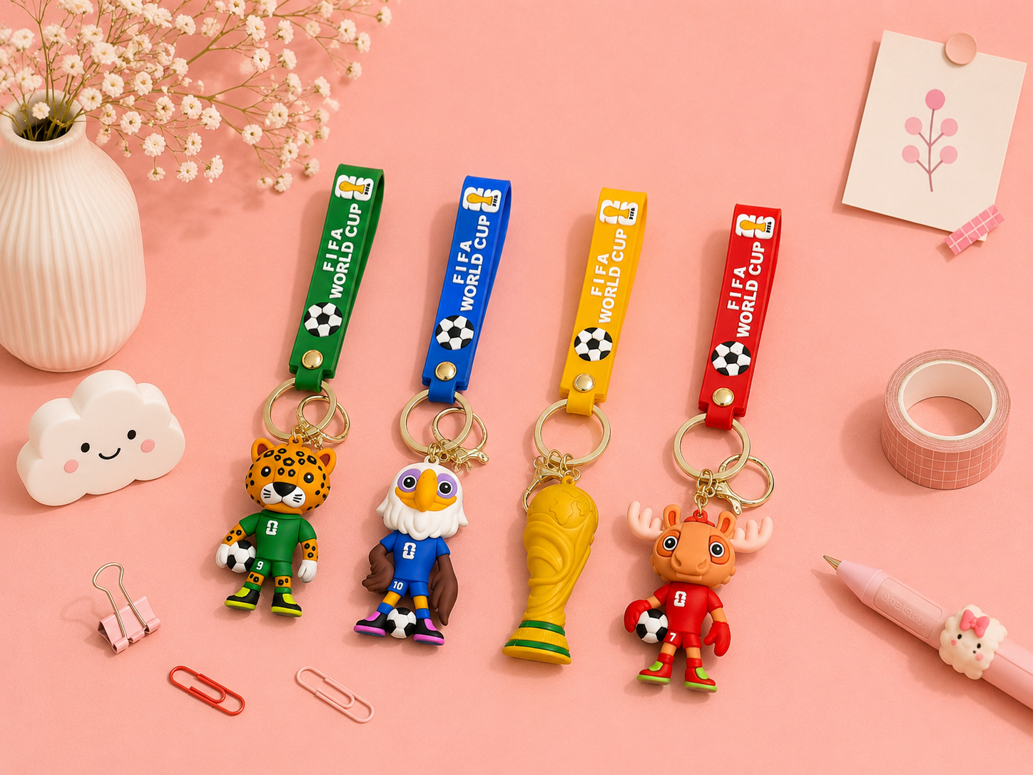 Football keychain