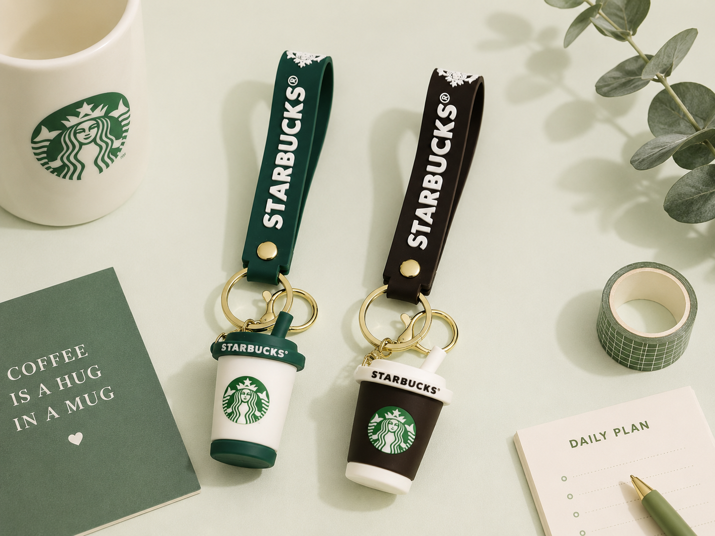 Starbucks Cups Keychains