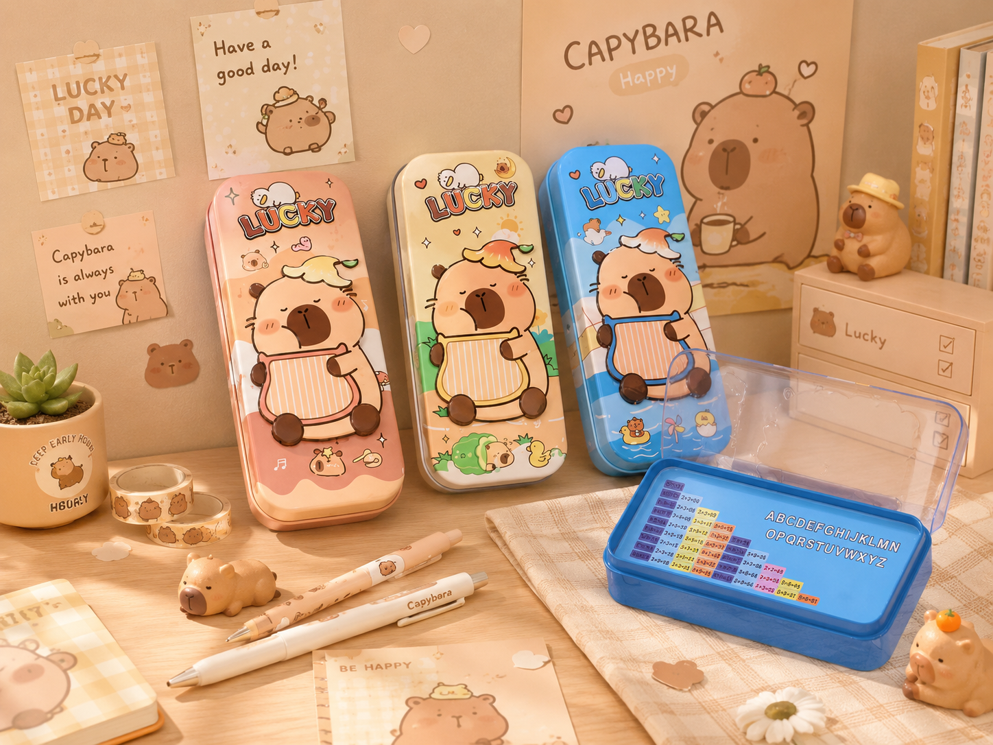 Capybara pencil box
