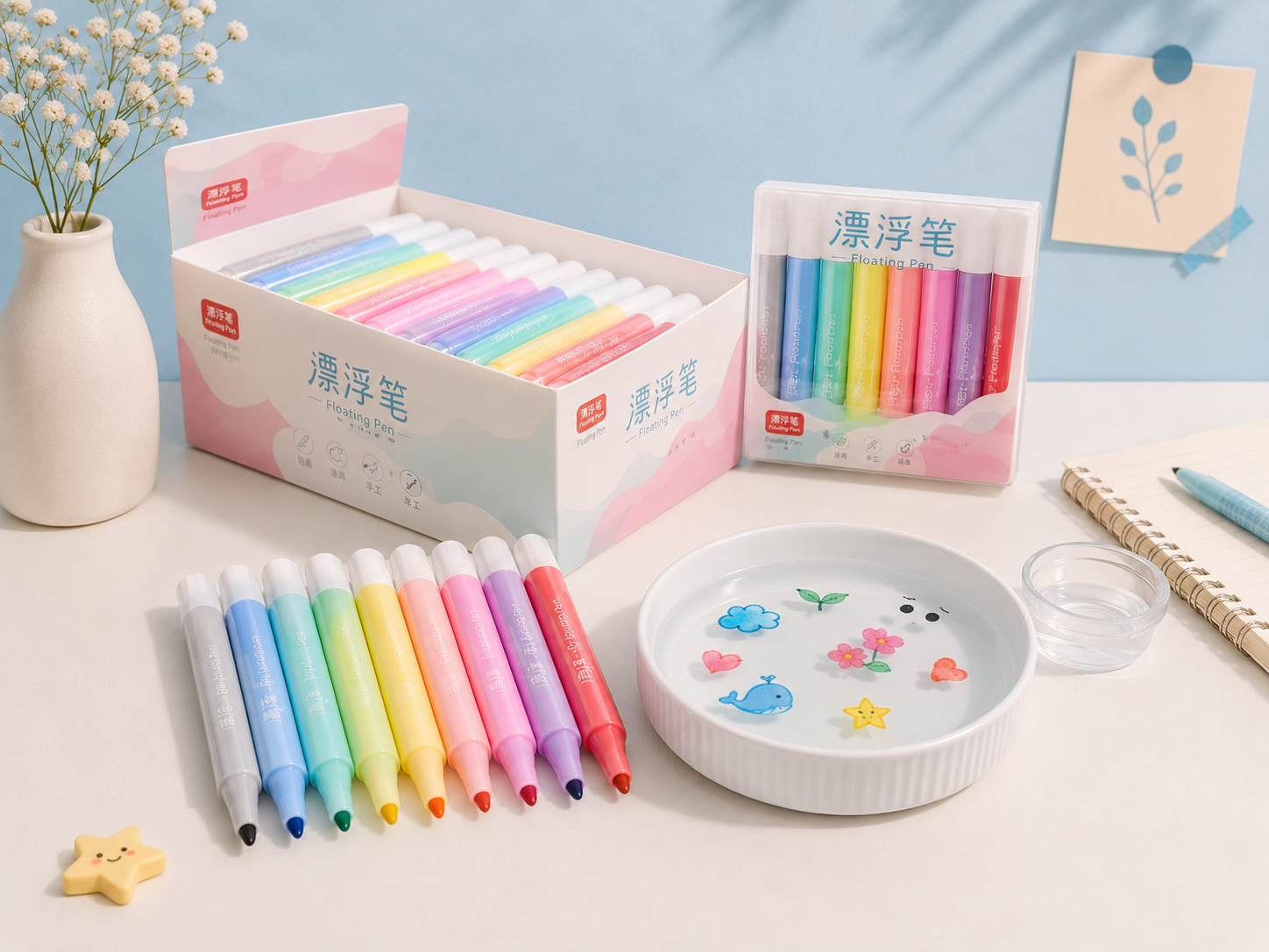 Floating markers | 8 shades