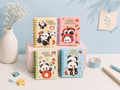 Cute panda kids diary
