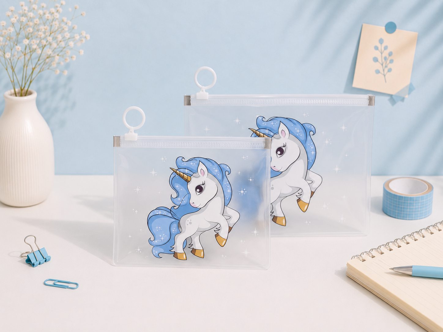 Transparent pouch