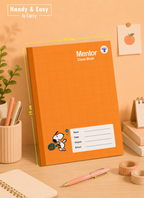 Mentor Class book Single line 168 Page (Pack of 4)