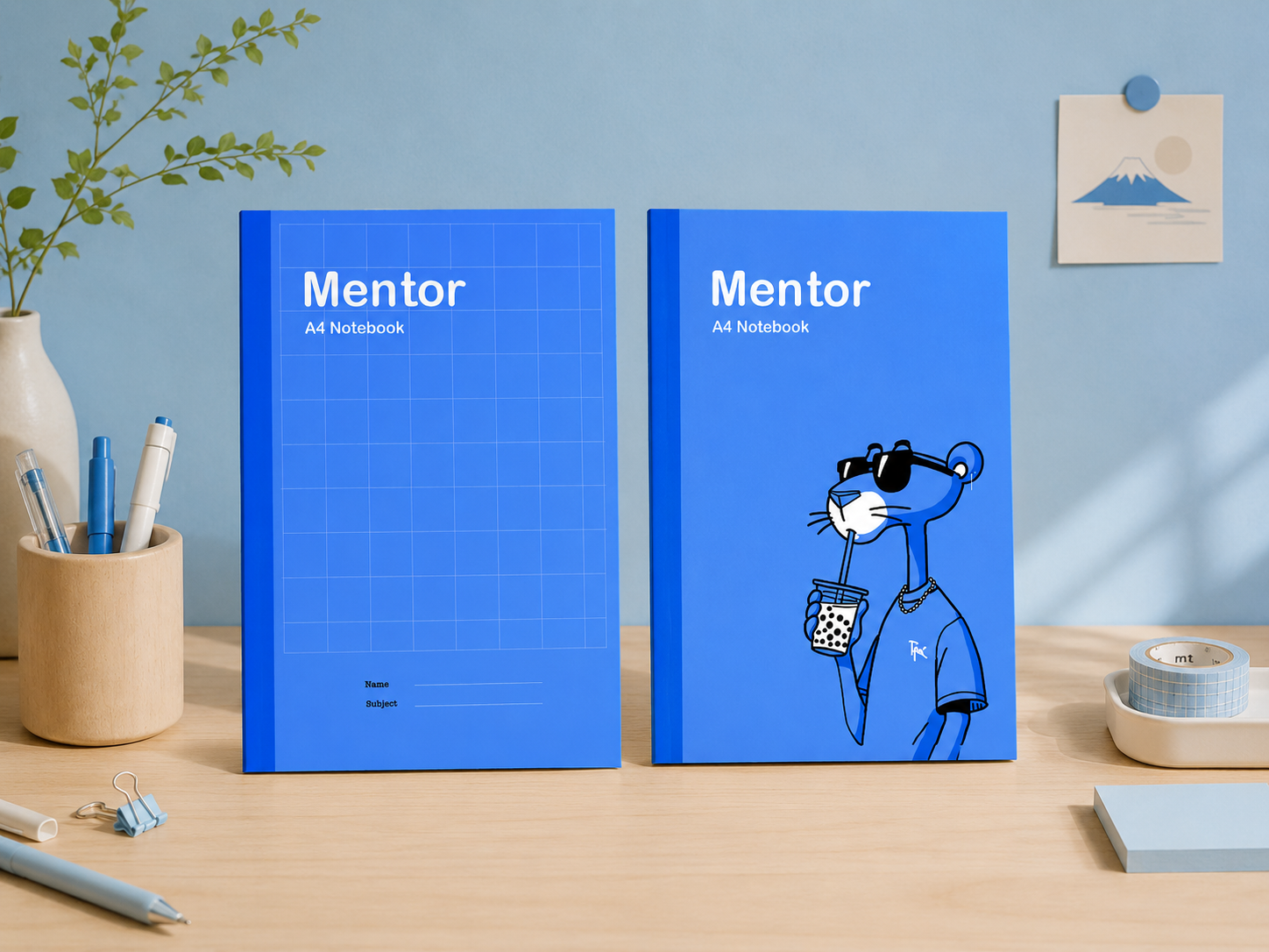 A4 Notebook 200 Page Single line (Pack of 2)