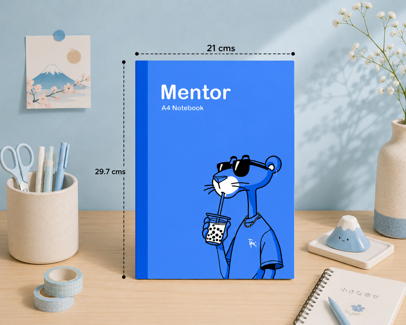A4 Notebook 200 Page Single line (Pack of 2)