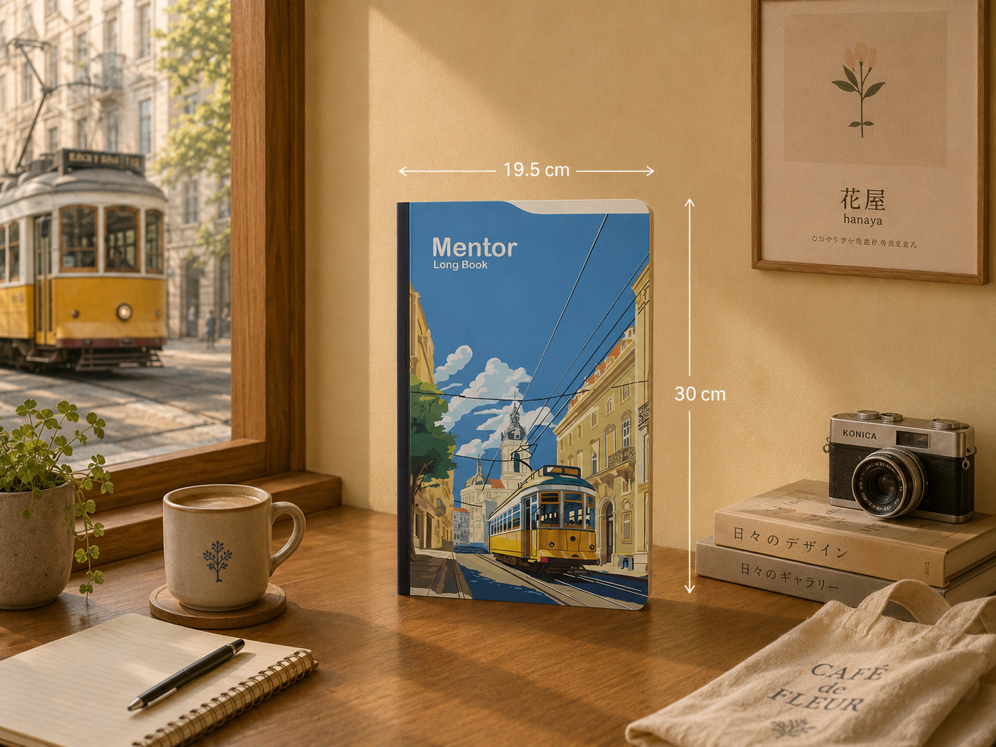 Mentor Long book yellow (pack of 1)