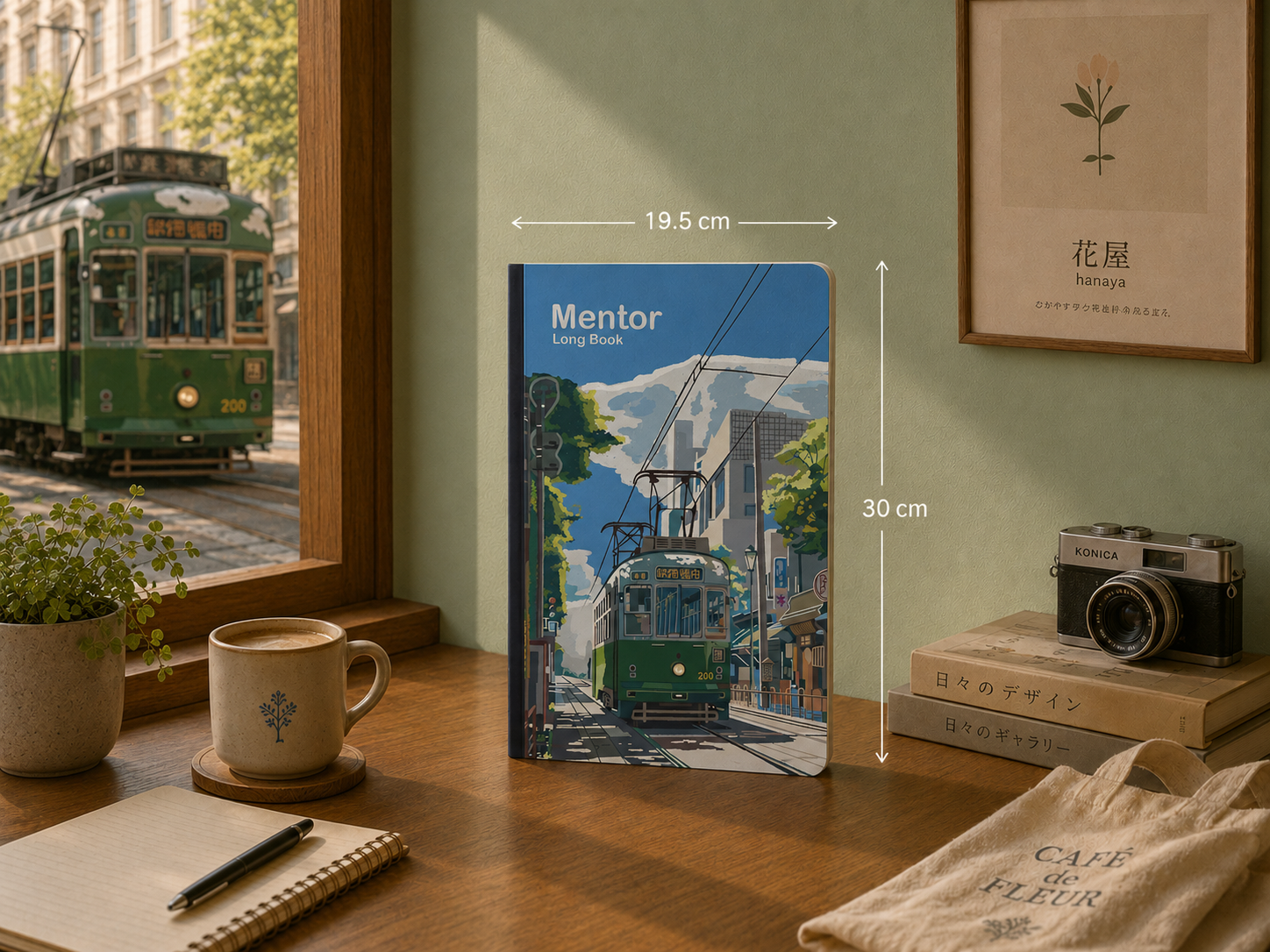 Mentor Long book green (Pack of 1)