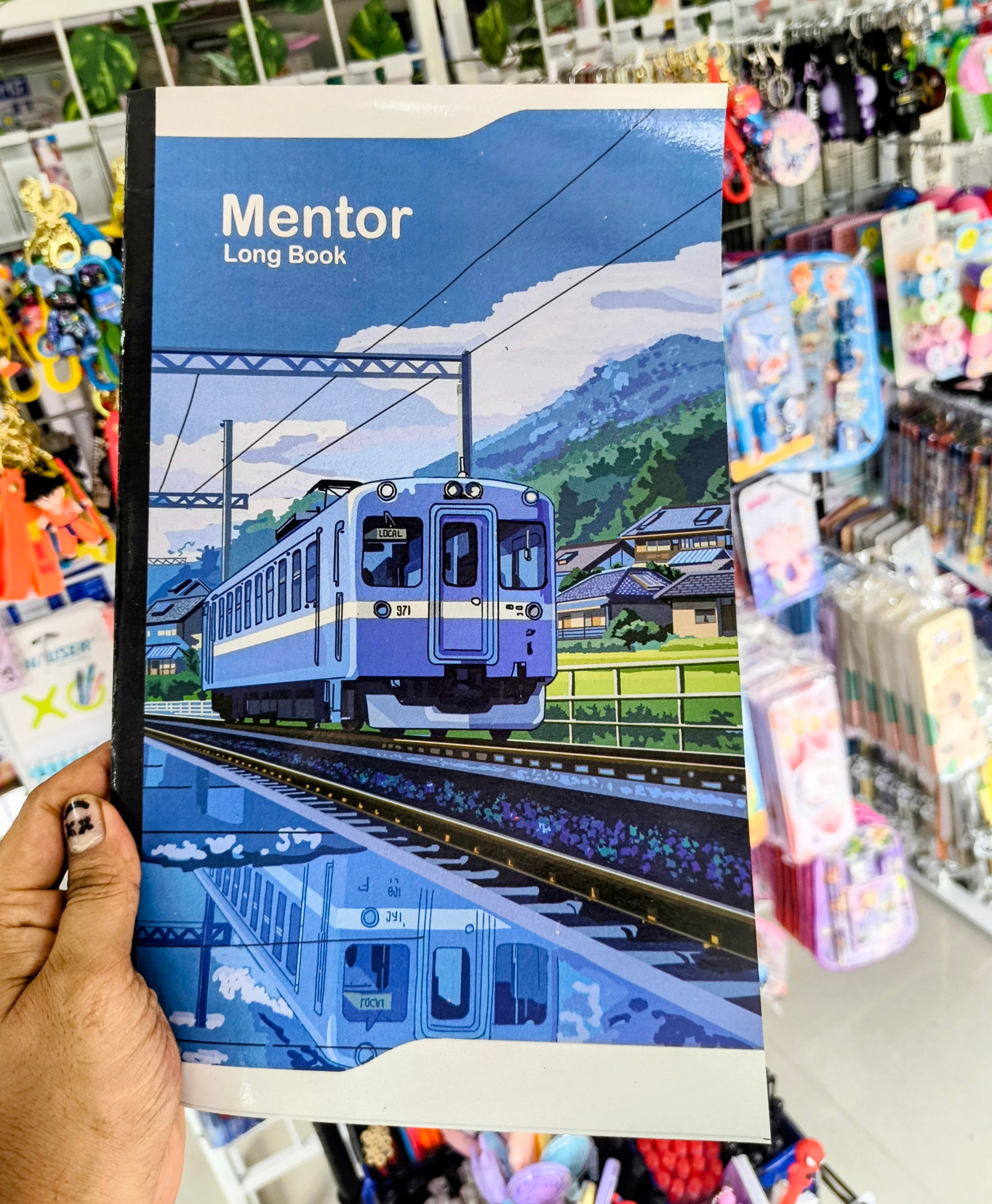 Mentor Long Book Pack of 6 | 148 Page | Single line, Plain
