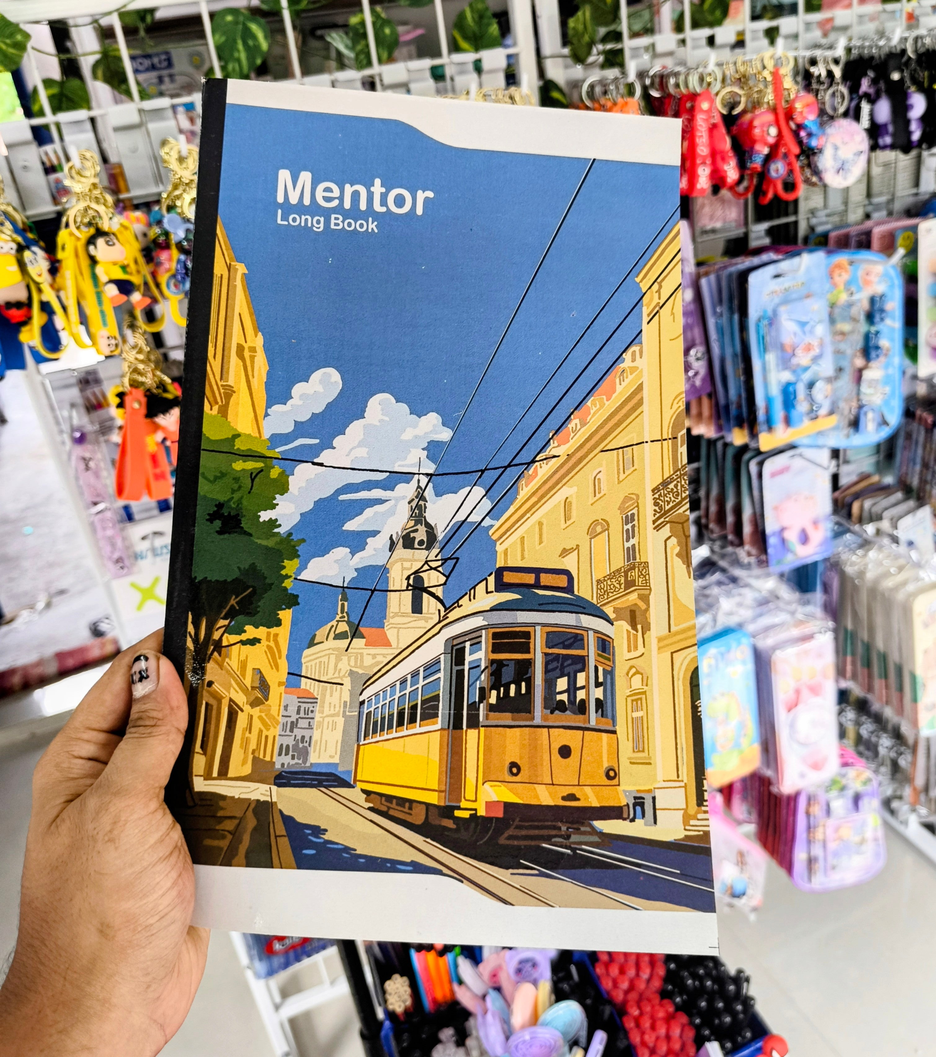 Mentor Long Book Pack of 6 | 148 Page | Single line, Plain